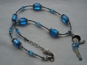 Betty Boop halsband i blått