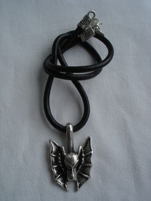 Läderhalsband “Targaryen”